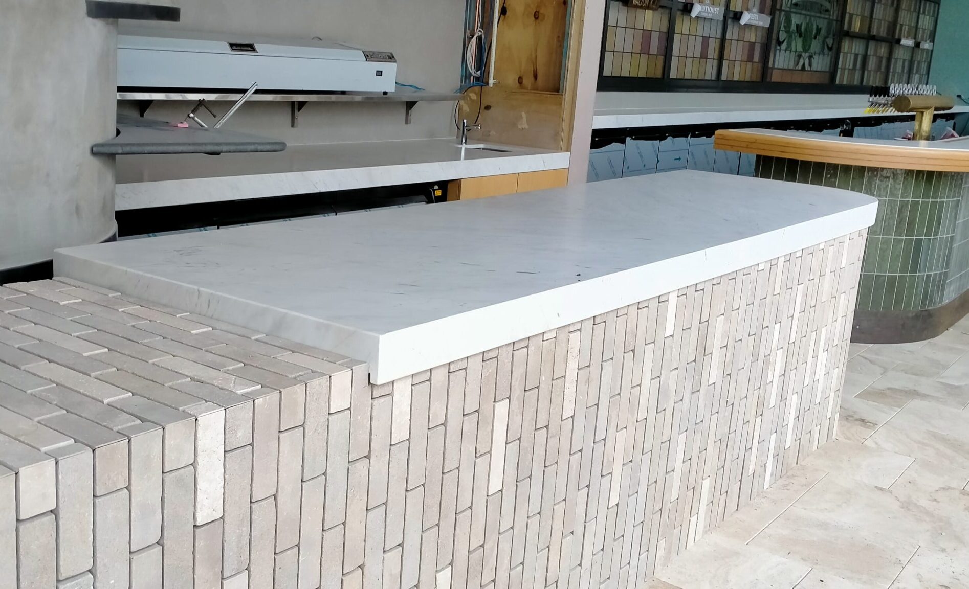 Stone benchtops